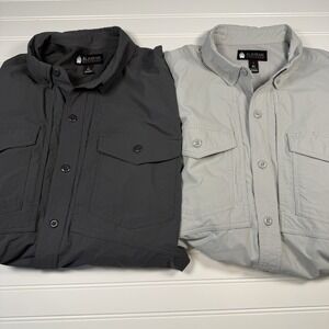 Alaskan Hardgear Duluth Bundle Button Up Long Sleeve Shirts Men's‎ XL Greys GUC
